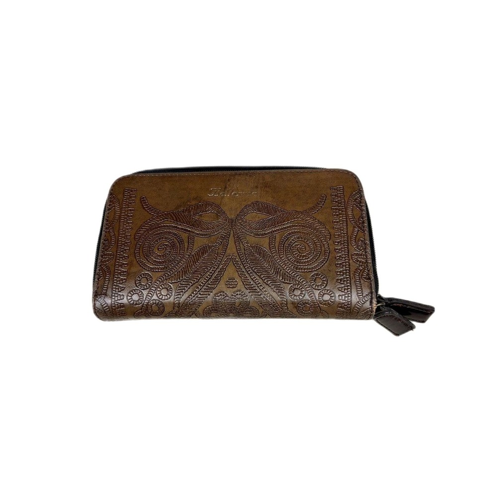 Bellarose Embossed Wallet – Boutique Faux Leather Aesthetic Chic
